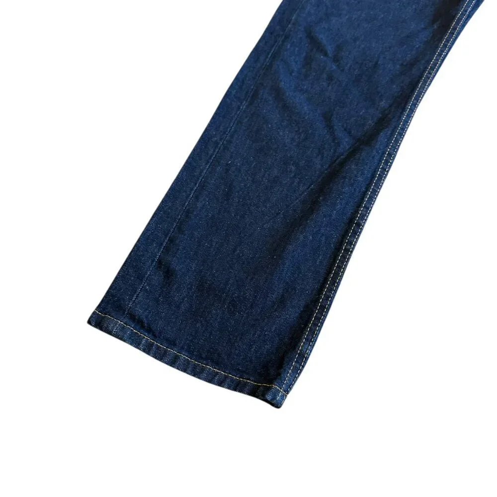 Levi's 505 Dark Wash Denim Jeans Regular Fit Straight Leg Size 33 x 30 Mens NWOT